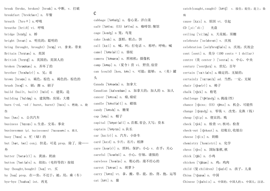 字母顺序-初中英语单词大全.doc_第3页