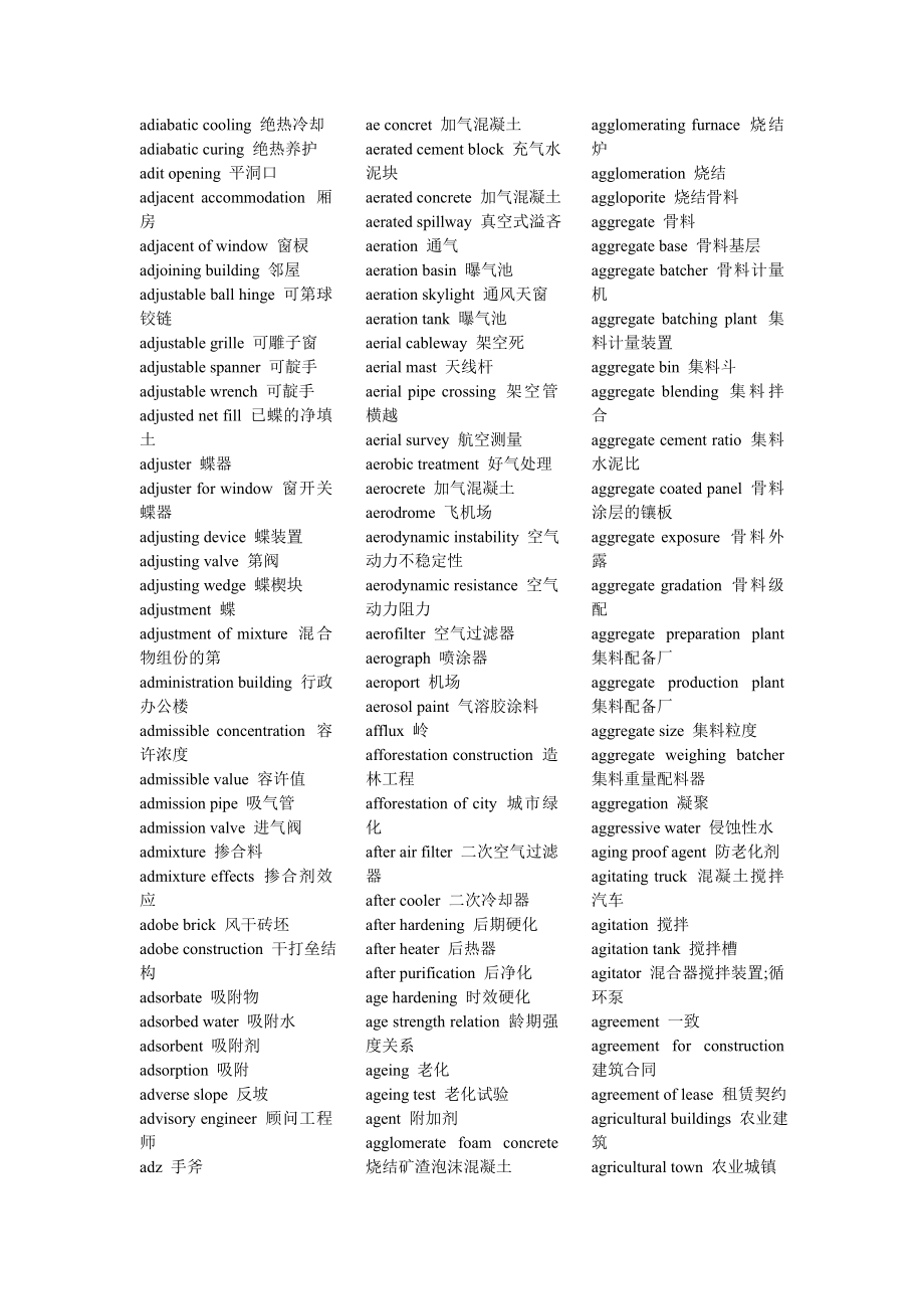 建筑学专业英语词汇汇总.doc_第3页