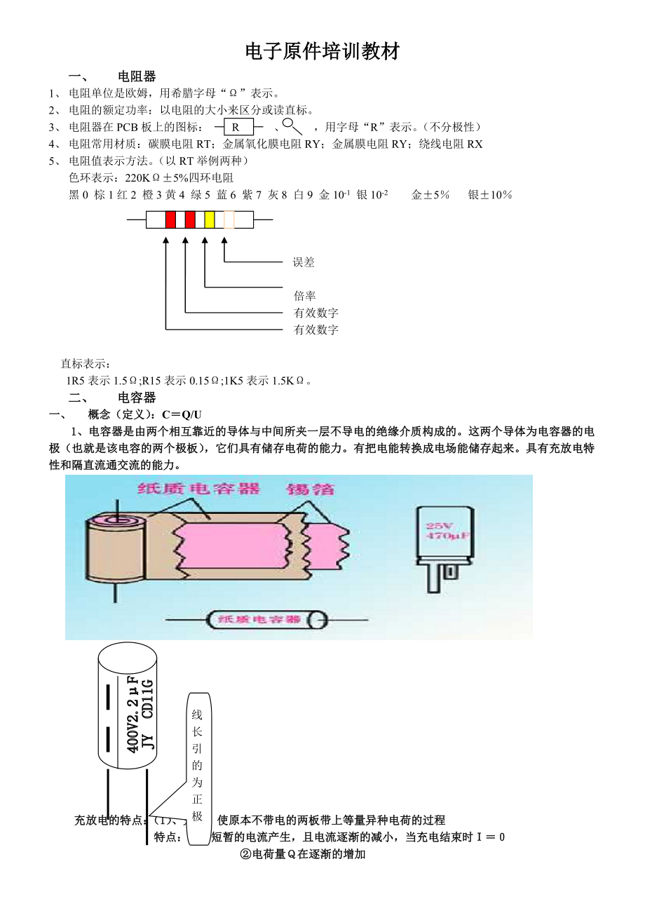 电子元件培训资料1.doc_第1页