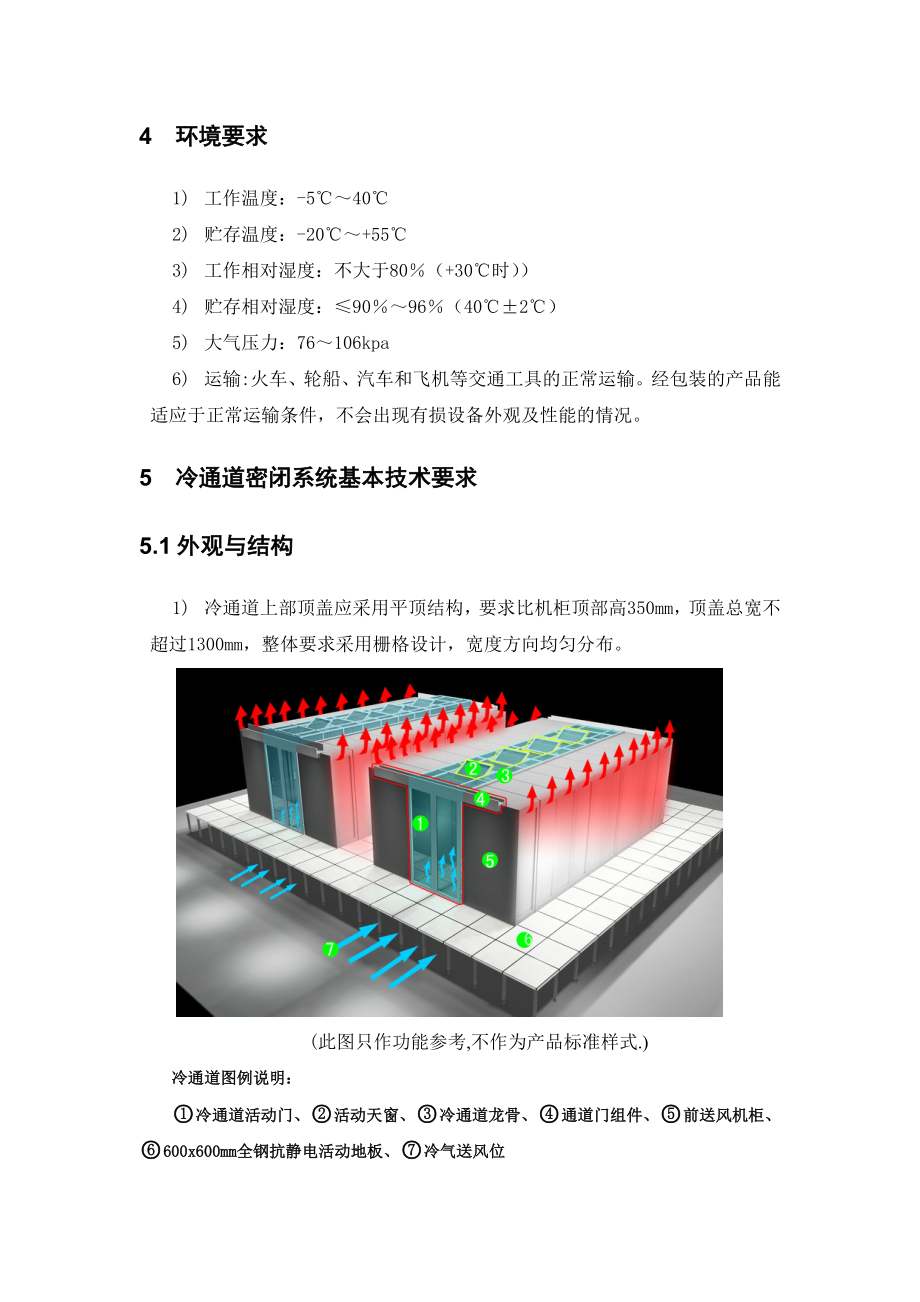 IDC机柜冷通道密闭系统技术规范书.doc_第3页