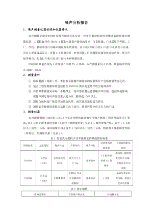 噪声测试数据分析报告.doc