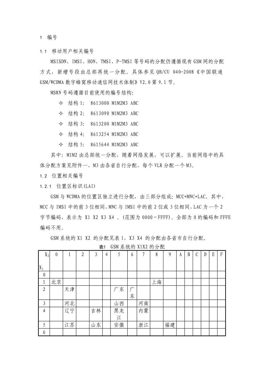 中国联通WCDMA网络编号计划和频率及扰码规划.doc_第3页