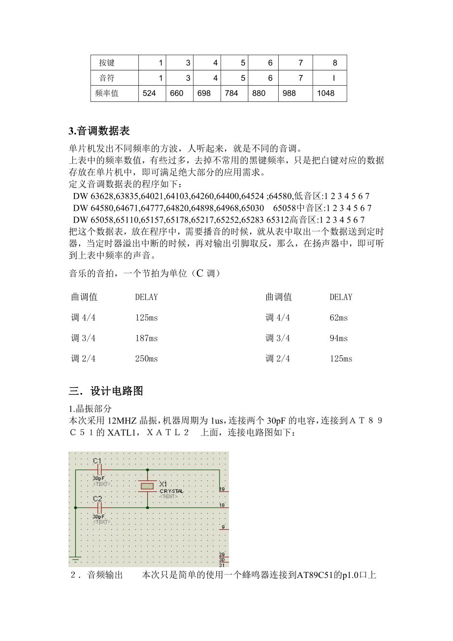 单片机课程设计简易电子琴设计.doc_第3页