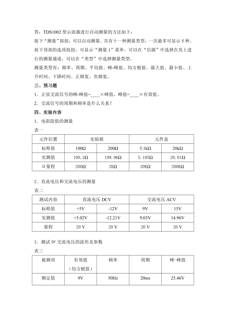 大工12《模拟电子线路实验》实验报告.doc_第3页