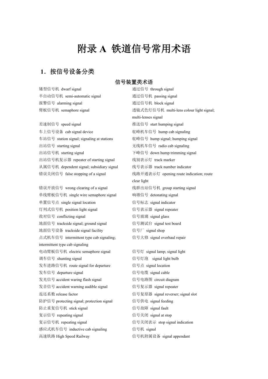 铁道信号常用术语中英文对照.doc_第1页