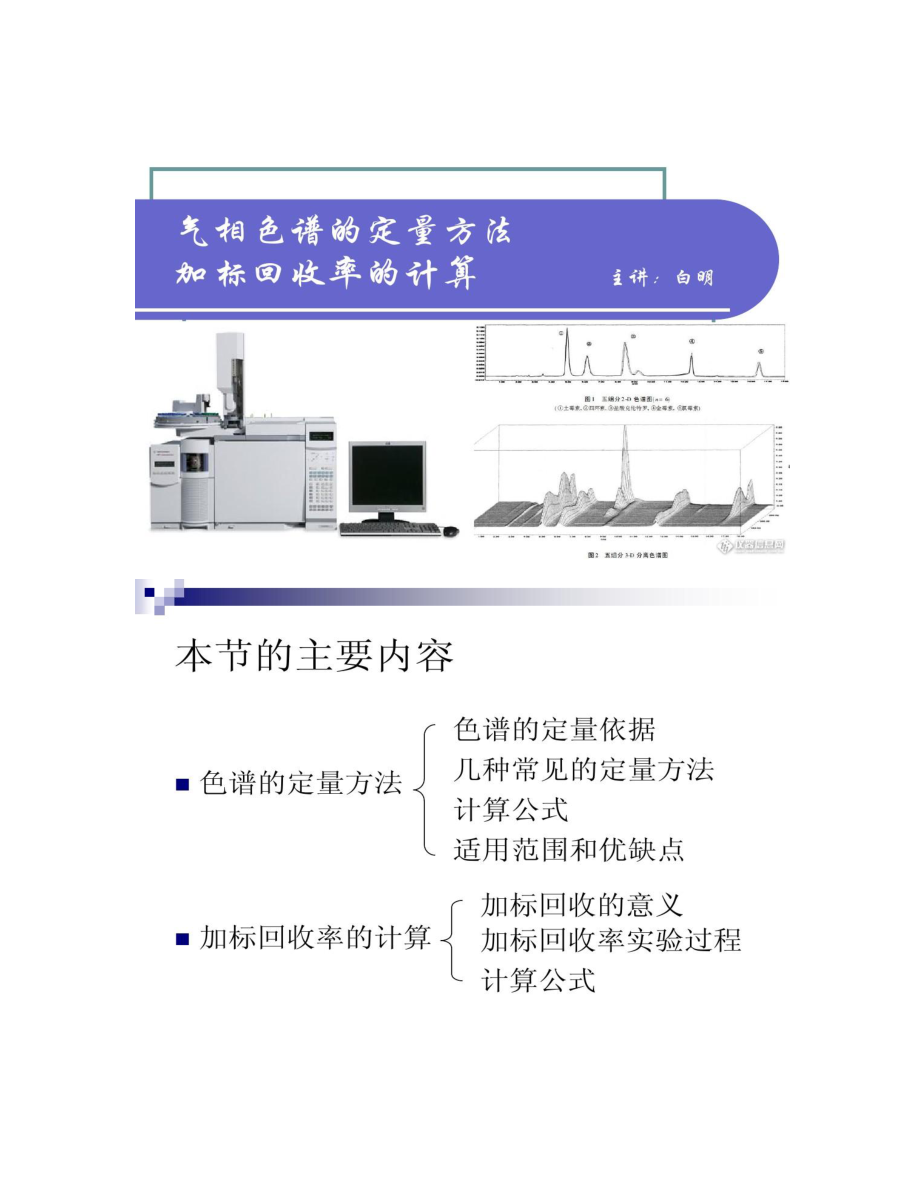 气相色谱定量方法及加标回收率的计算.doc_第1页