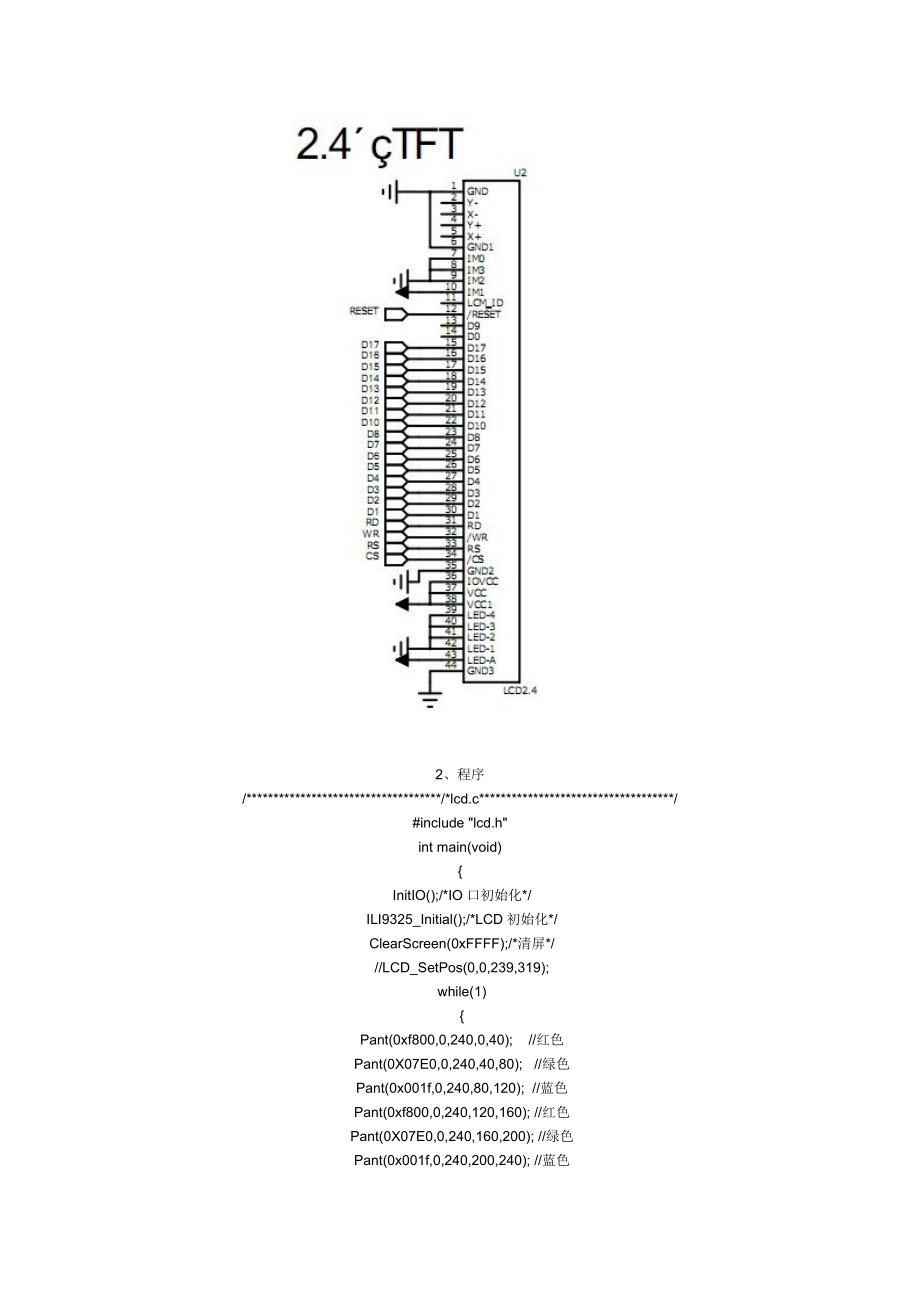 AVR128驱动2.4寸TFT(主控芯片ILI9325).doc_第2页