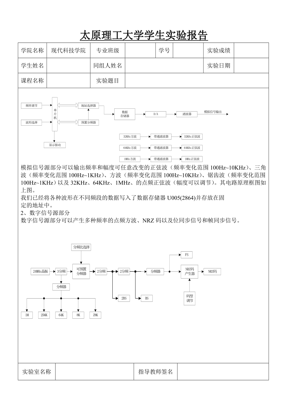 太原理工大学通信原理实验报告.doc_第2页