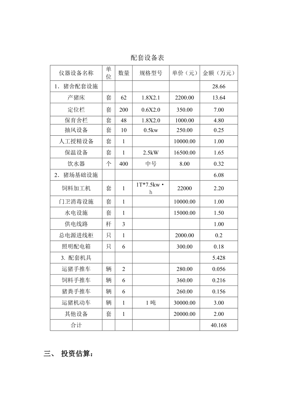 关于xxxxxx养猪场生猪养殖项目备案的申请.doc_第2页