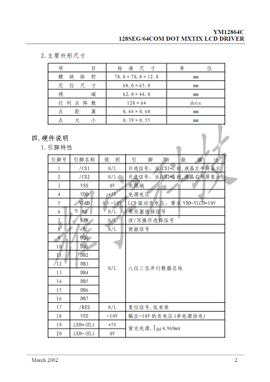 YM12864C图形液晶显示模块读写测试.doc_第3页