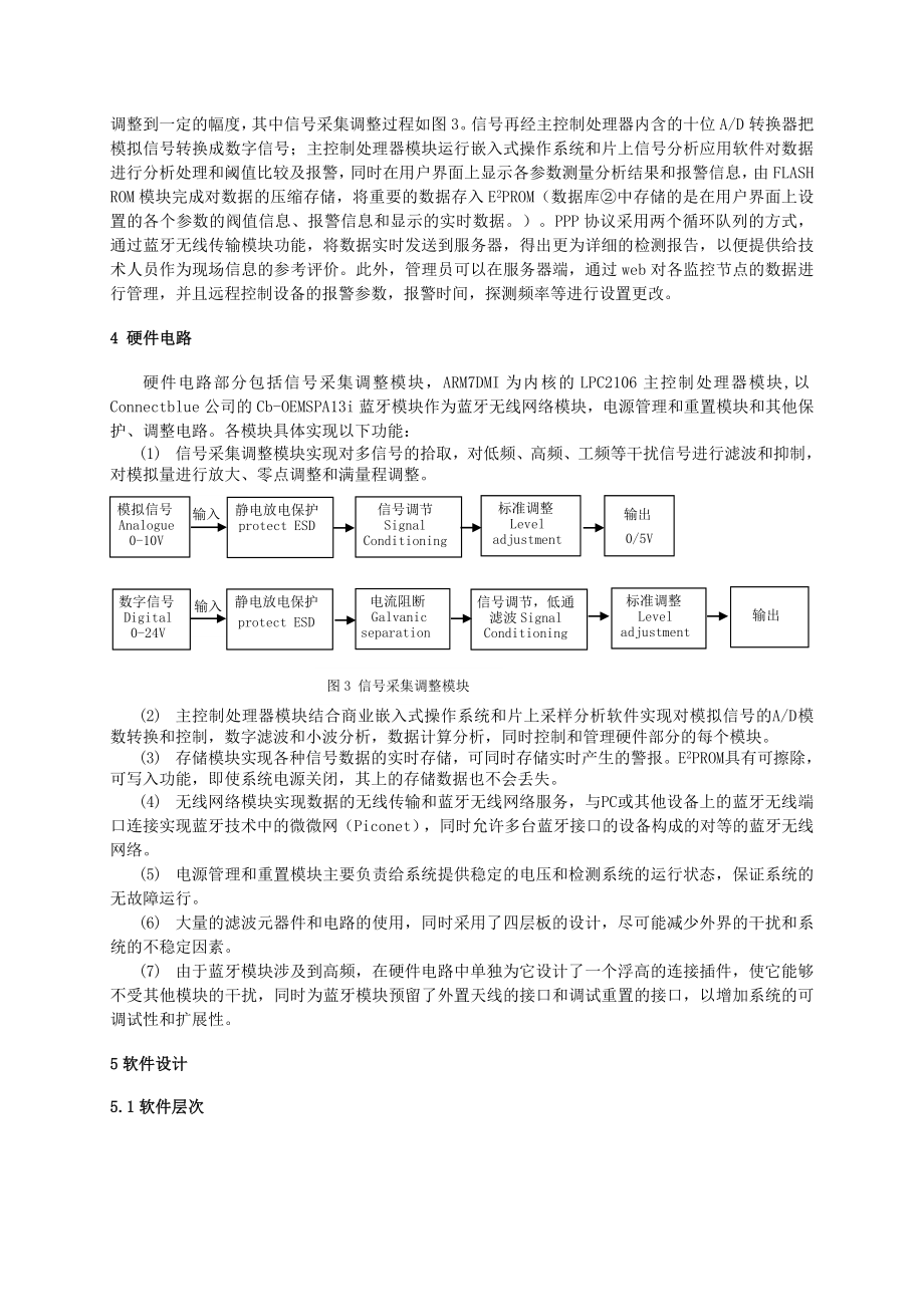 论文（设计）基于蓝牙技术的嵌入式工业诊断系统11251.doc_第3页