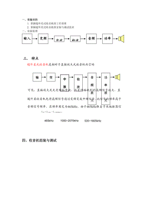 超外差式收音机实习报告实验报告.doc