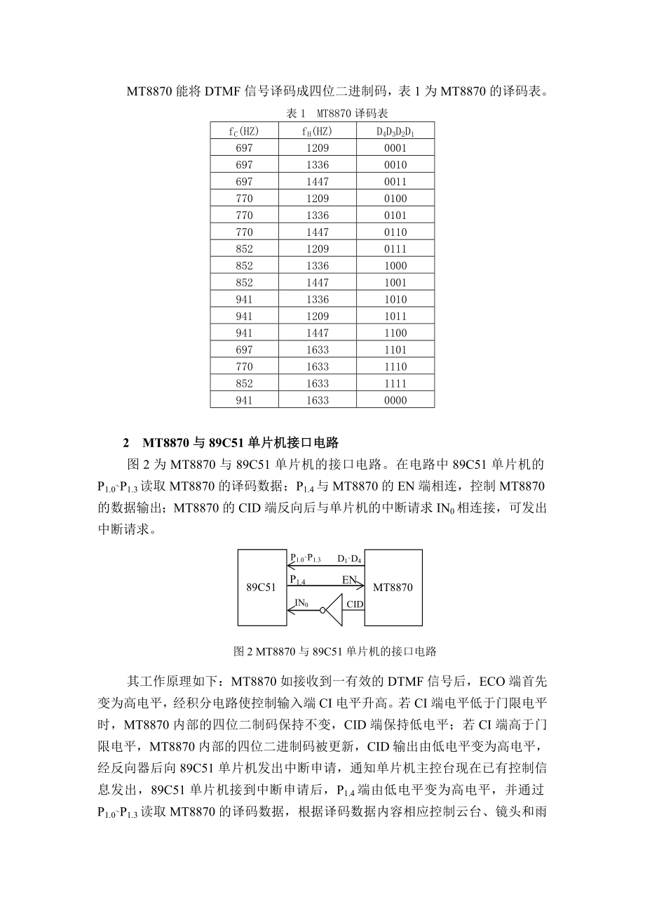 基于DTMF的解码器设计.doc_第2页