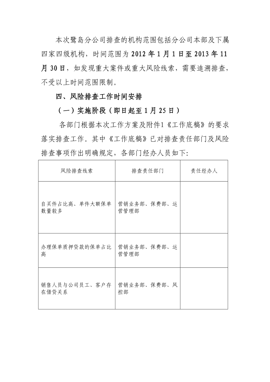 开展人身保险公司个人营销渠道资金案件风险排查工作的方案.doc_第3页