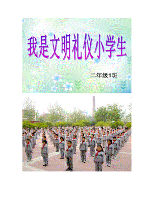 我是文明小学生主题班会PPT汇总.doc