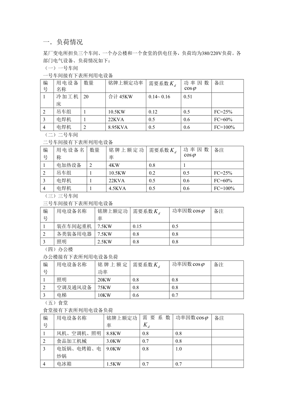 某厂降压变电所的电气设计.doc_第2页