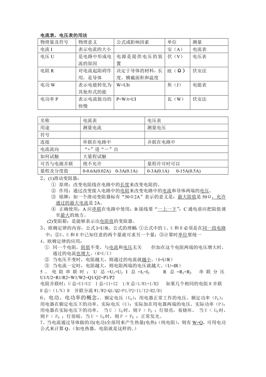 沪科版2020九年级物理全册知识点总结.doc_第3页