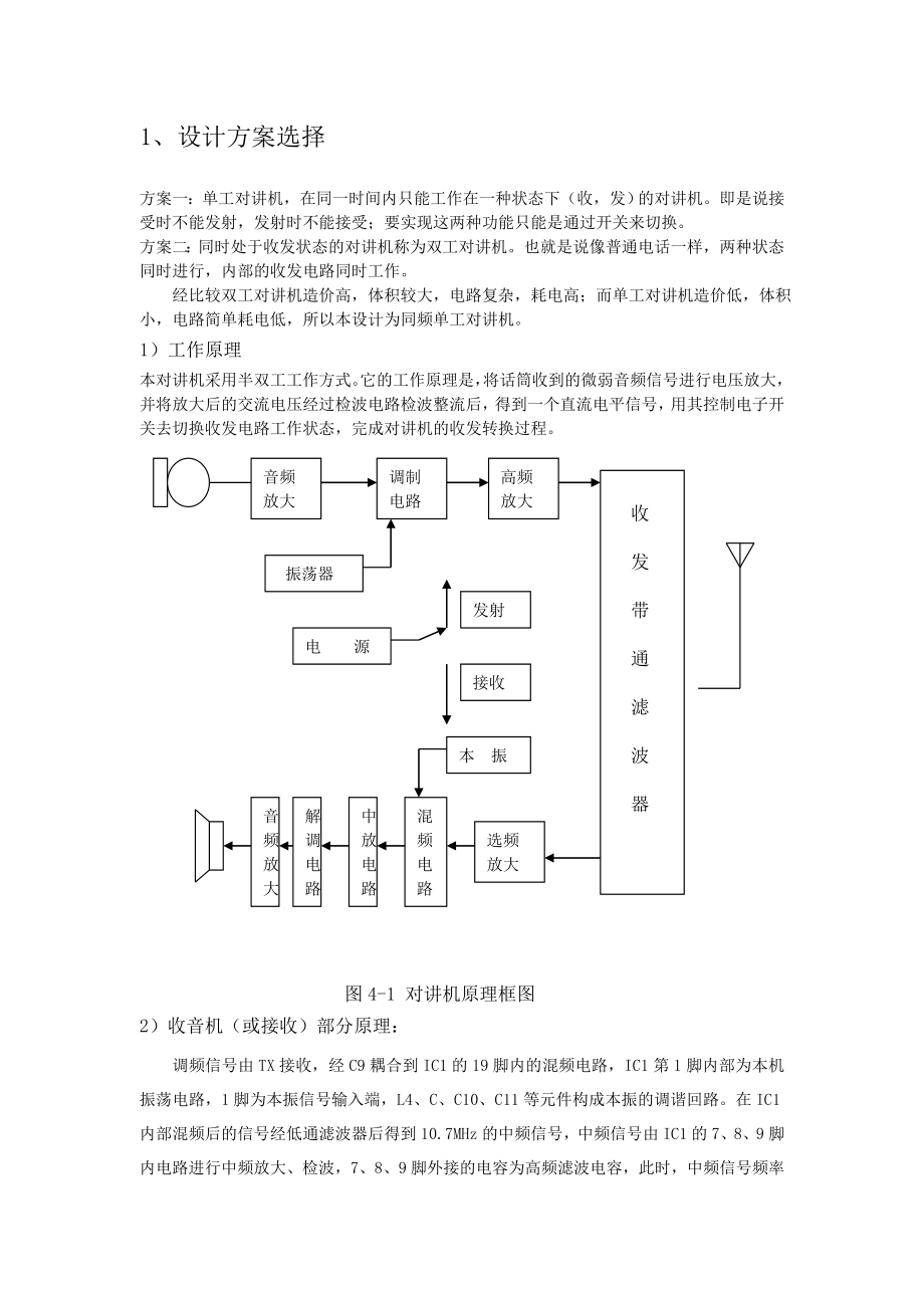 无线调频对讲收音机的设计.doc_第2页