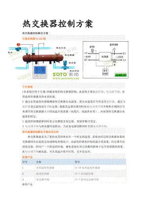 热交换器控制方案.doc