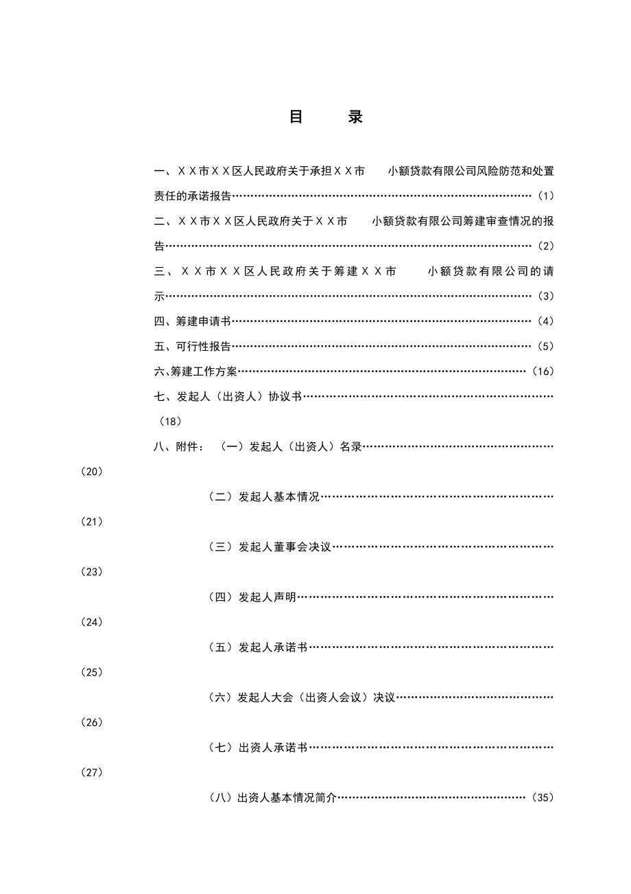 小额贷款公司筹建文本.doc_第1页