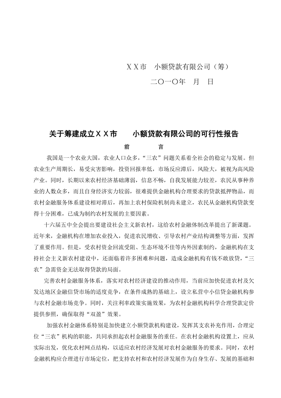 小额贷款公司筹建文本.doc_第3页