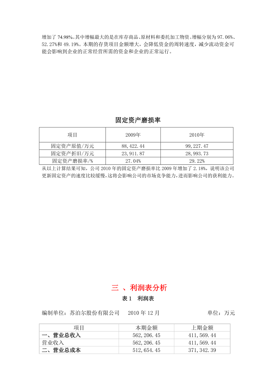 苏泊尔股份有限公司财务报表分析.doc_第2页