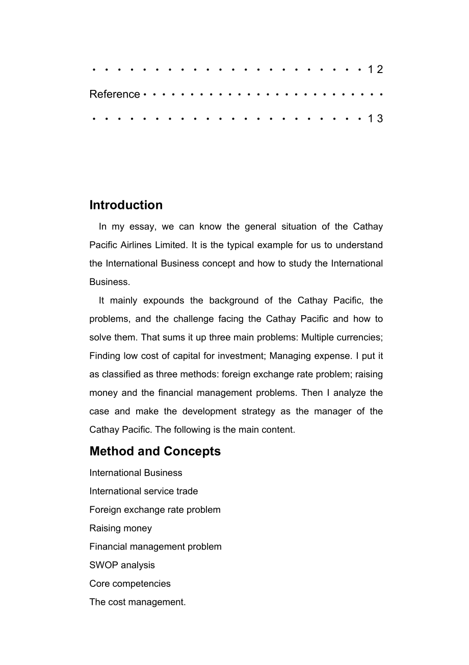 THEREPORTOFCATHAYPACIFIC国泰航空公司分析.doc_第3页