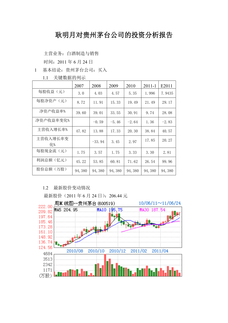 贵州茅台财务分析投资报告.doc_第2页