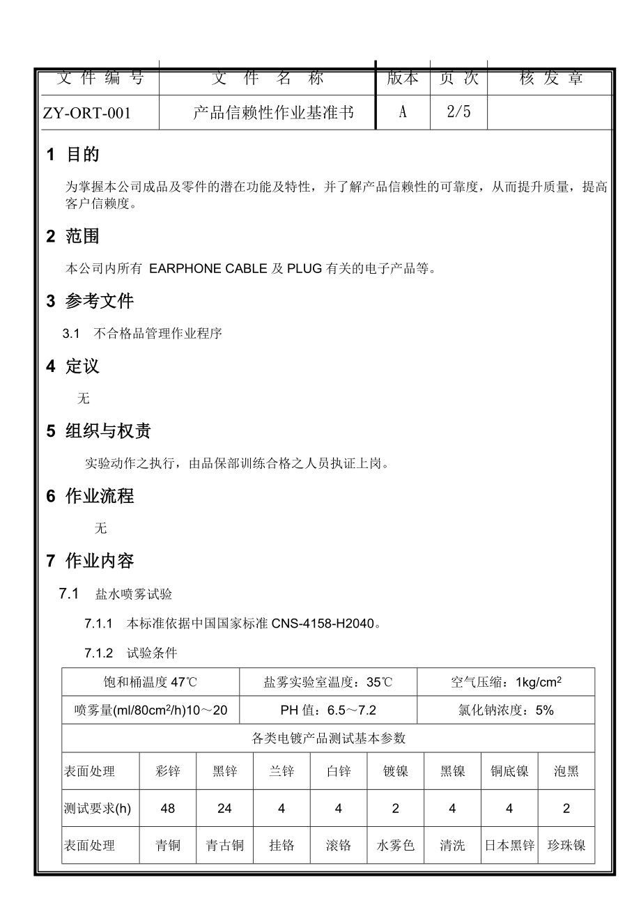 产品信赖性作业基准书.doc_第1页