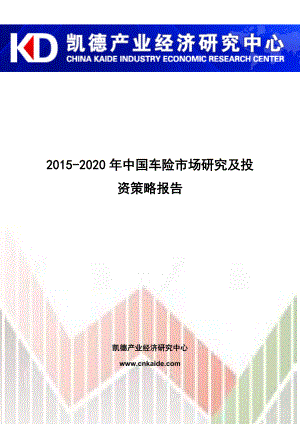 2020中国车险市场研究及投资策略报告.doc