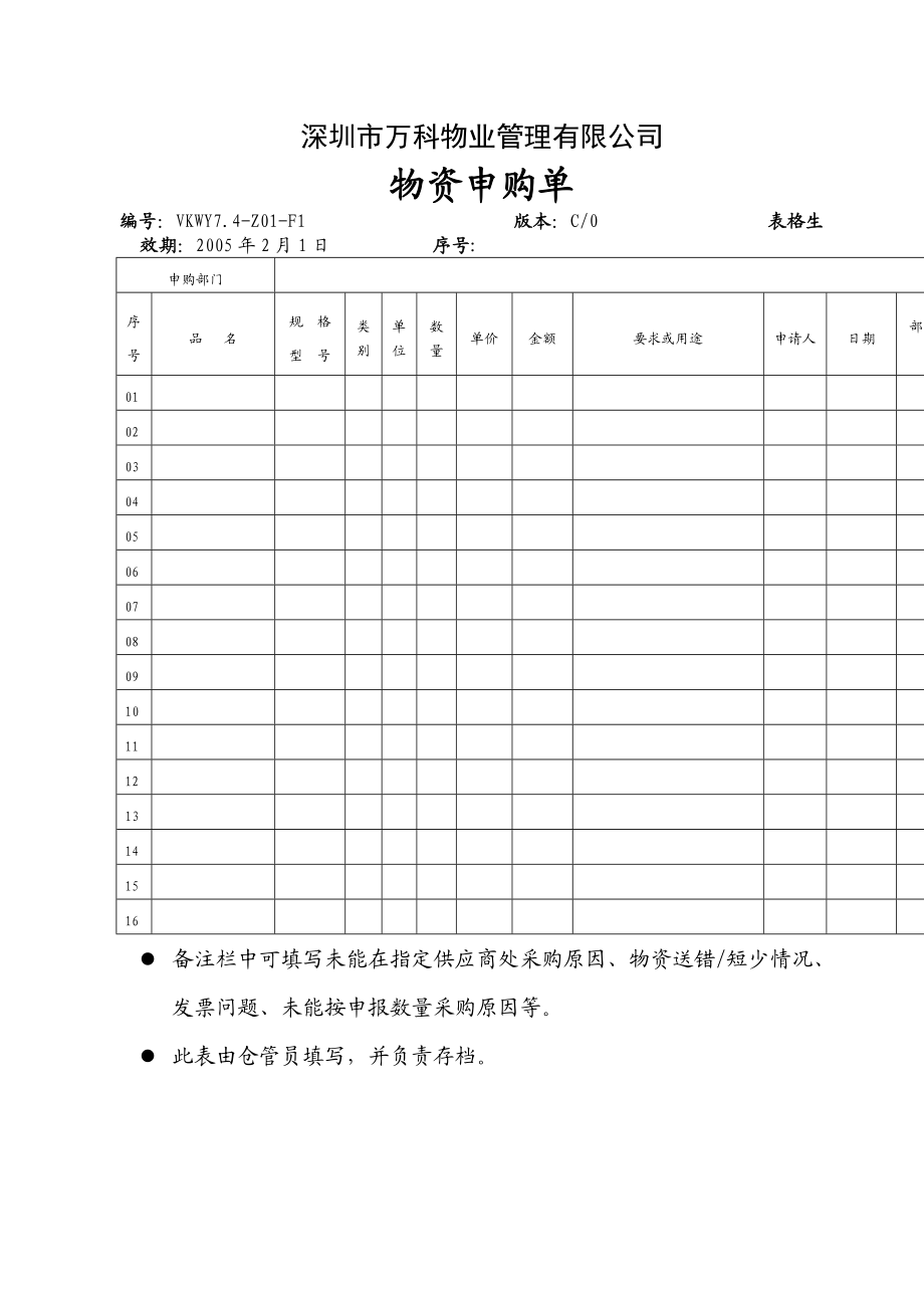 物资申购单.doc_第1页