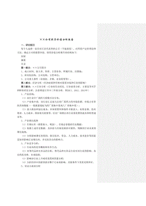 投资价值分析报告框架.doc