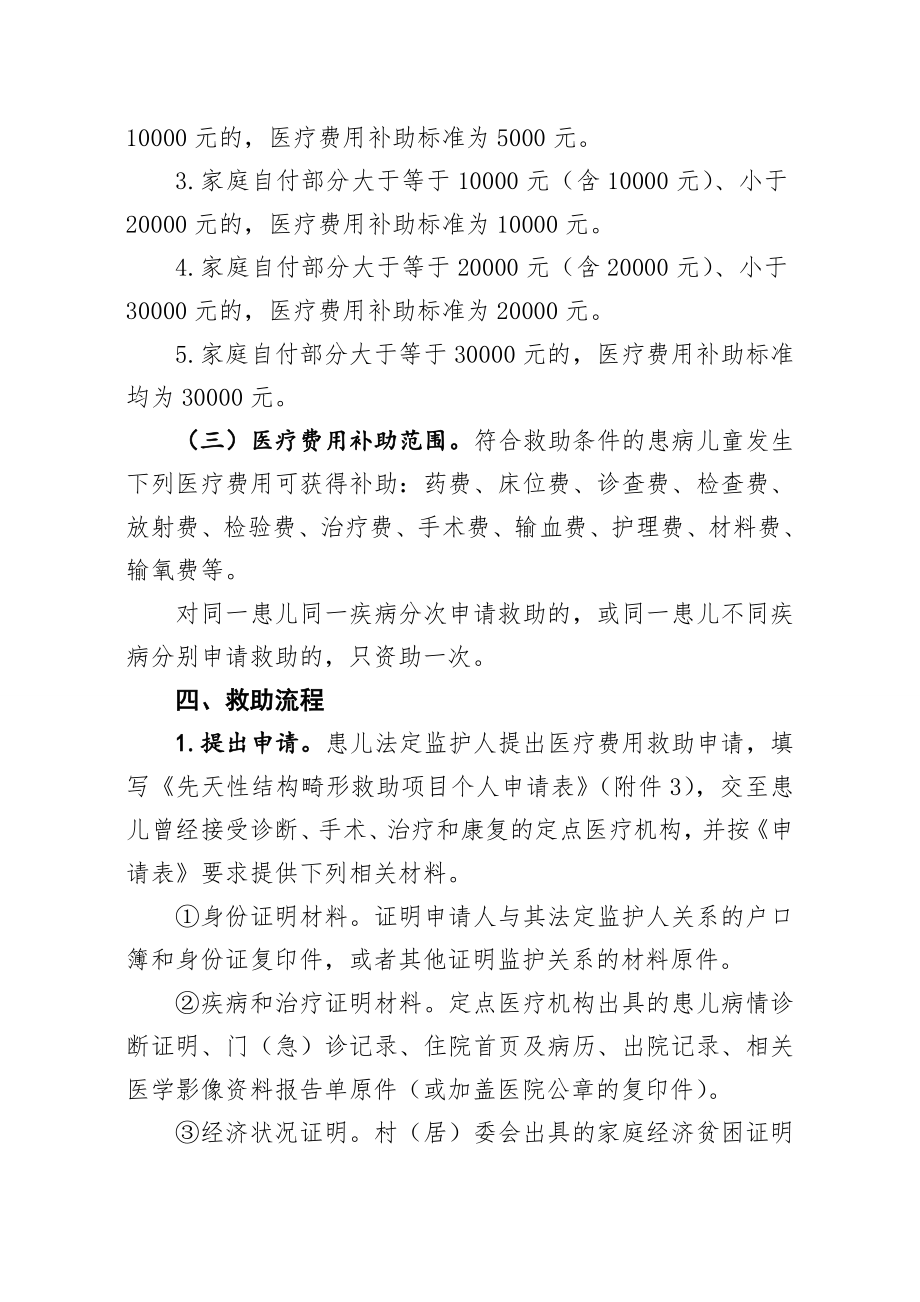 河北省先天性结构畸形救助项目实施方案.doc_第3页