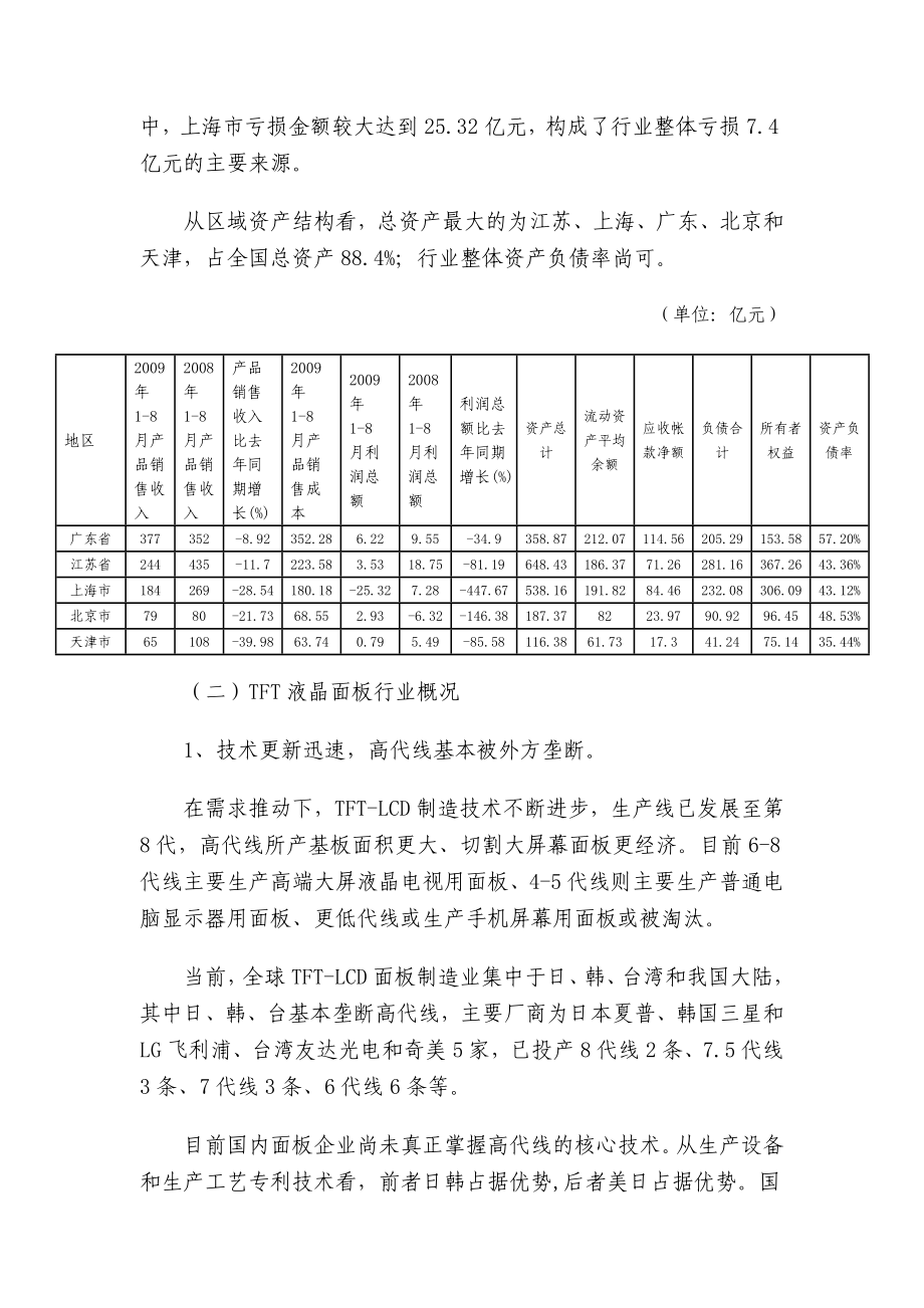 集成电路和TFT液晶面板行业今信贷投向指引.doc_第3页