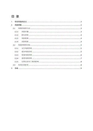 项目风险控制.doc