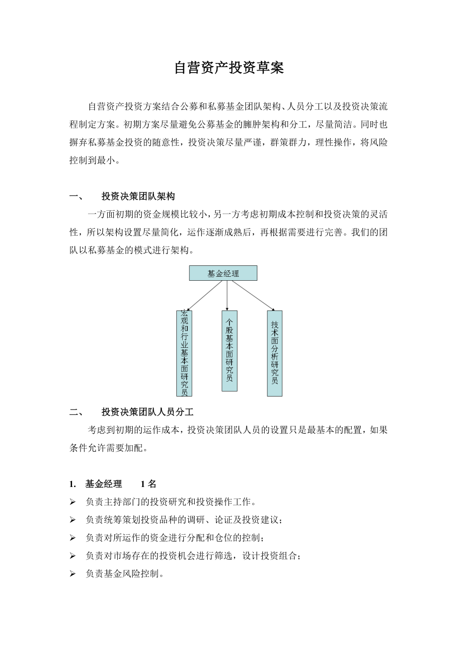 自营资产投资方案.doc_第1页