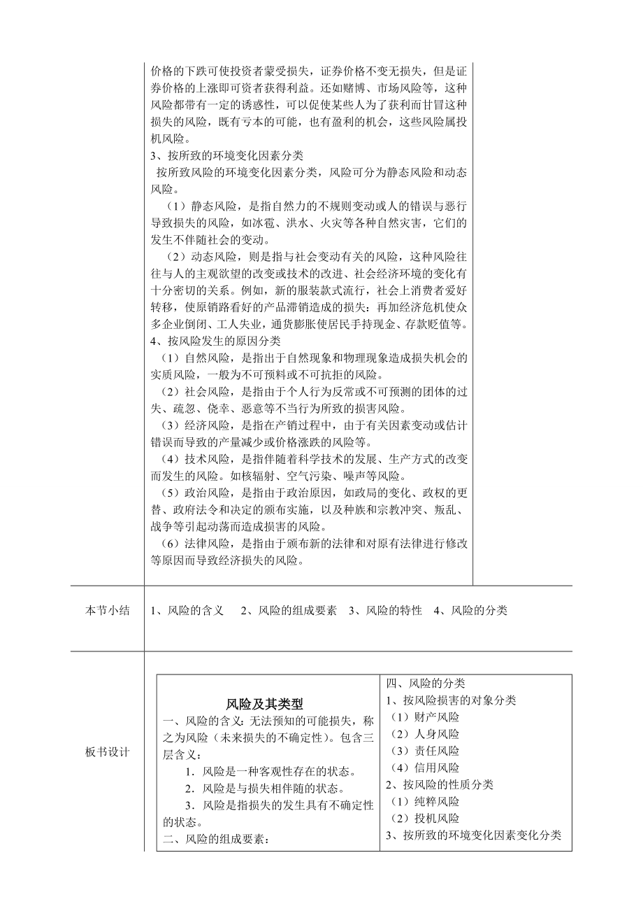 最新汽车保险与理赔教案.doc_第3页