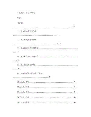 工业级无人机应用综述.doc