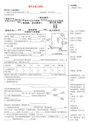 八年级生物下册-填空式复习资料-(新版)济南版.doc