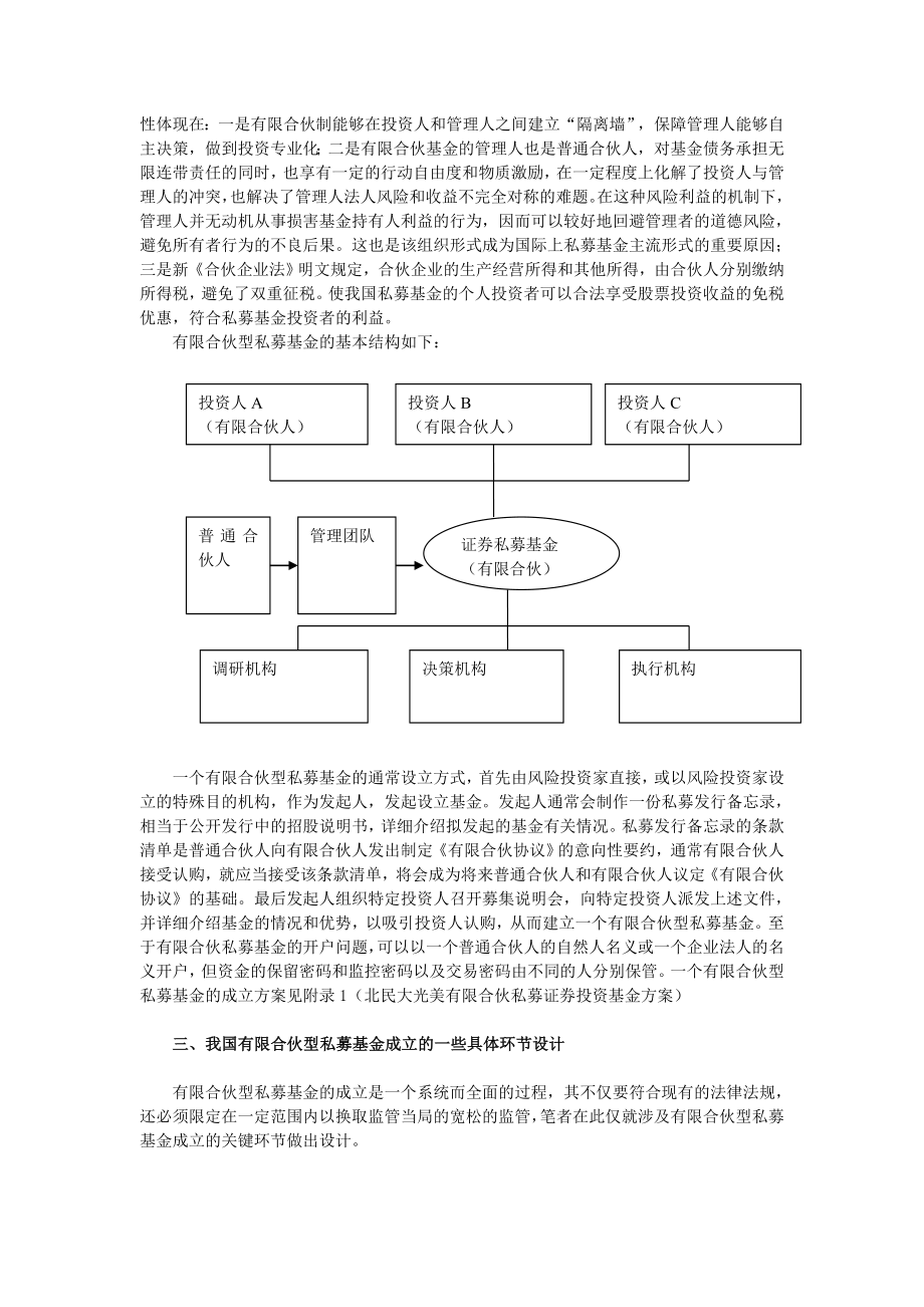 私募证券投资基金成立方案设计研究.doc_第2页