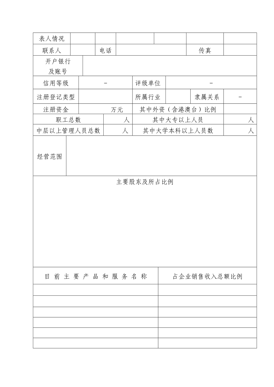 文化产业投资担保有限公司担保项目申报书.doc_第2页