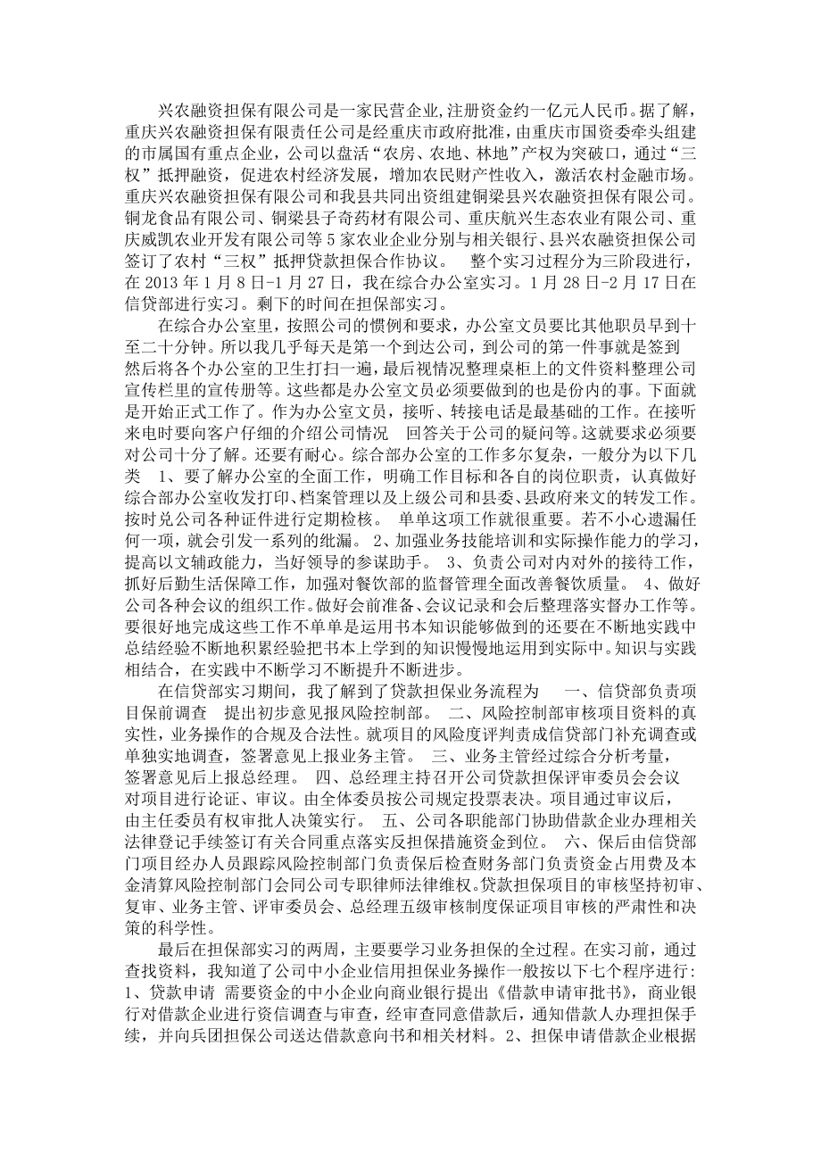 融资担保公司实习报告.doc_第2页