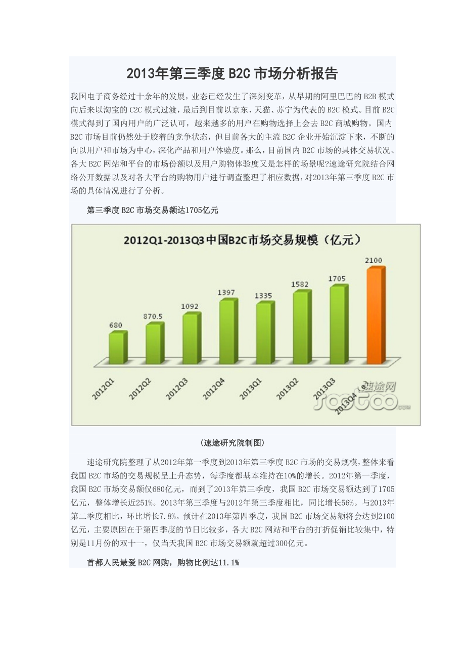 第三季度B2C市场分析报告.doc_第1页