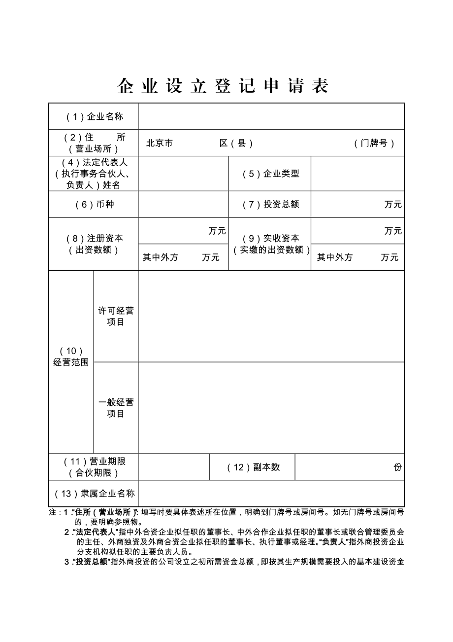 外商投资企业设立登记申请书doc.doc_第3页