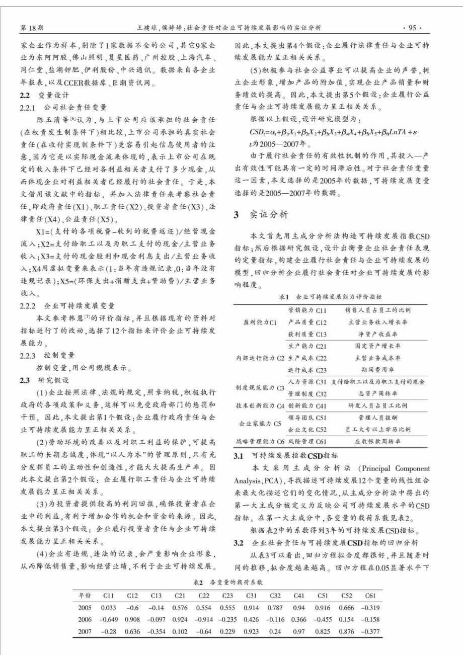 社会责任对企业可持续发展影响的实证分析.doc_第2页