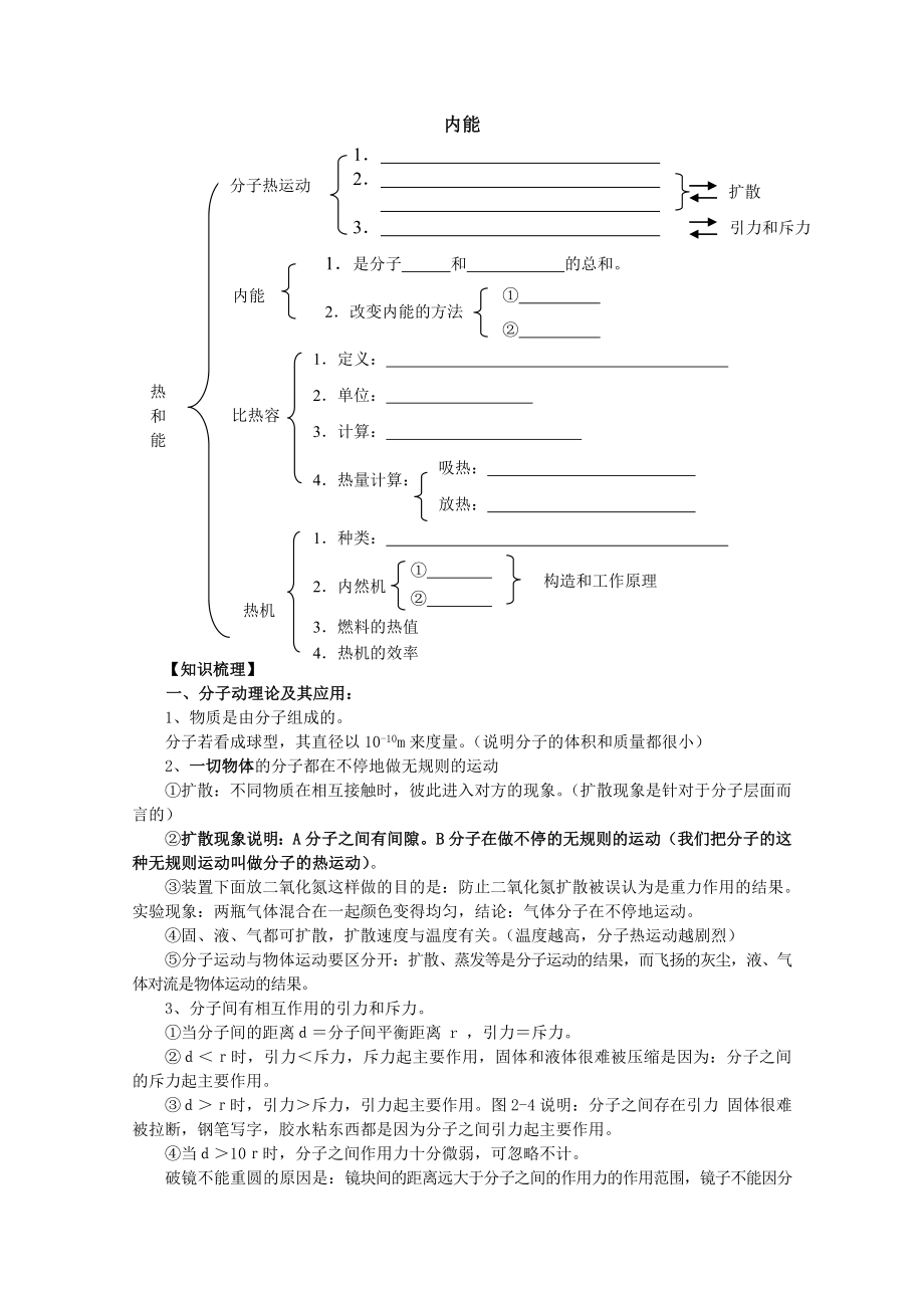 初三物理知识点内能讲解.doc_第1页