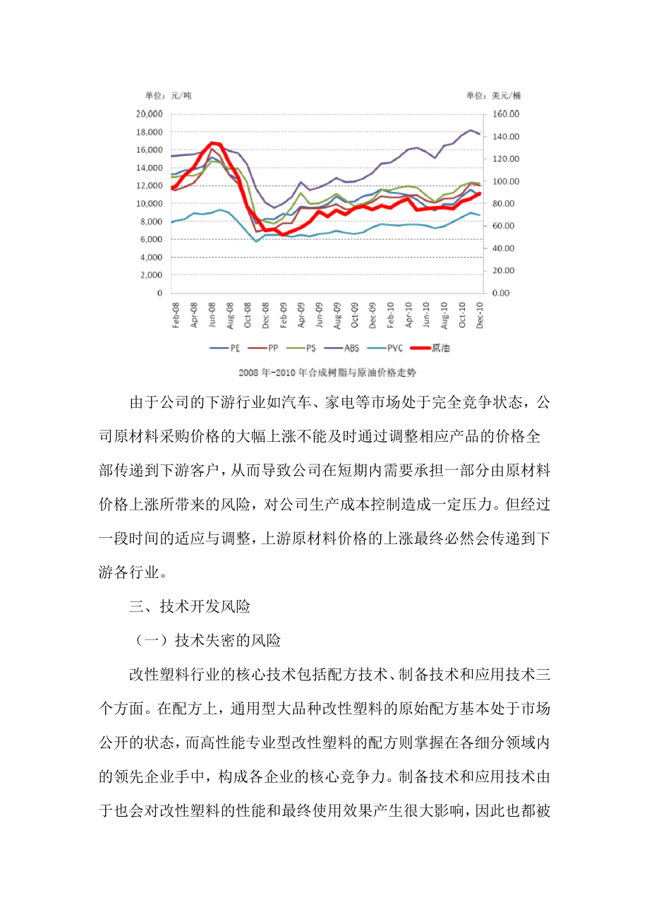 性塑料行业上市公司增发风险分析报告02.doc_第3页