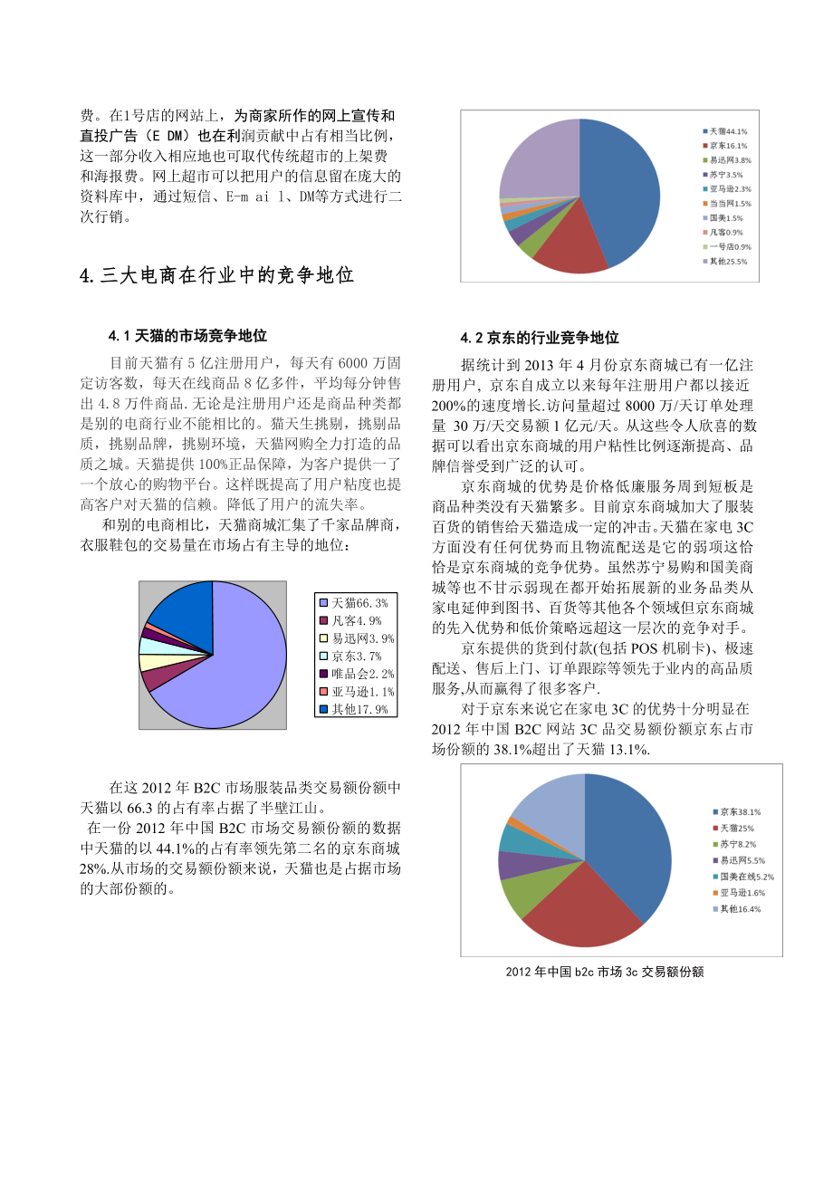 天猫京东一号店盈利模式分析.doc_第3页