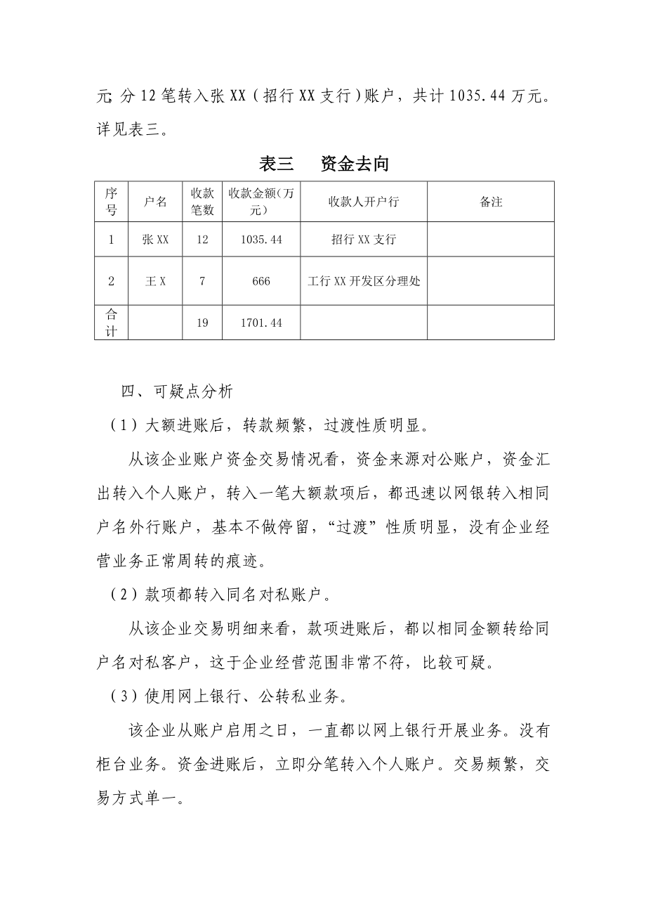 银行分行关于管理咨询有限公司可疑交易的报告.doc_第3页