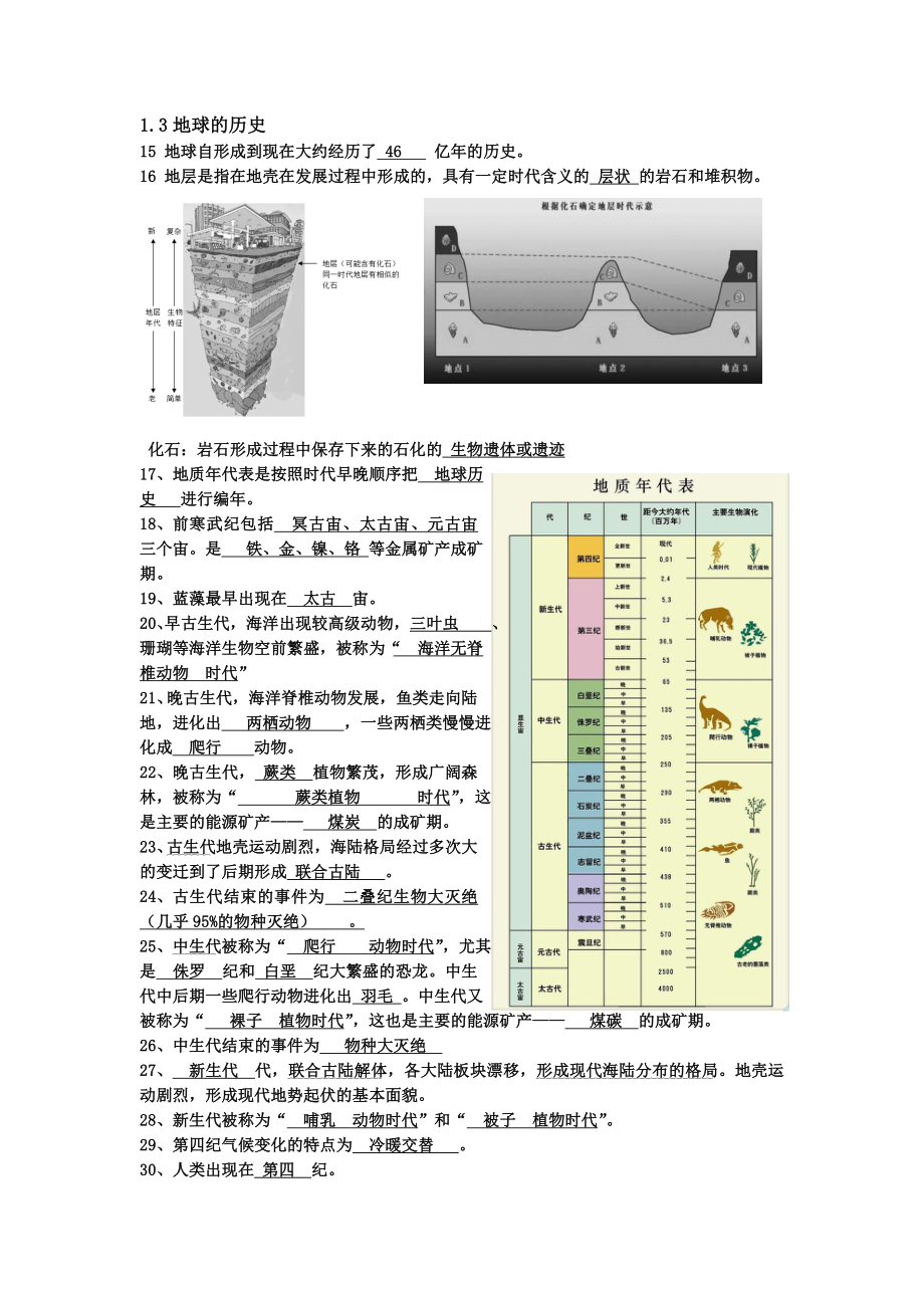 新教材鲁教版必修一-必背知识点总结整理.doc_第3页